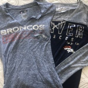 NFL Tops - DENVER BRONCO TEE BUNDLE Small NFL Tops - DENVER BRONCO TEE BUNDLE Small